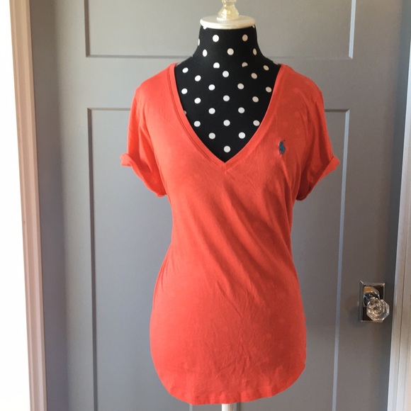 Polo Ralph Lauren Tops - Polo Ralph Lauren t-shirt poppy orange size XL